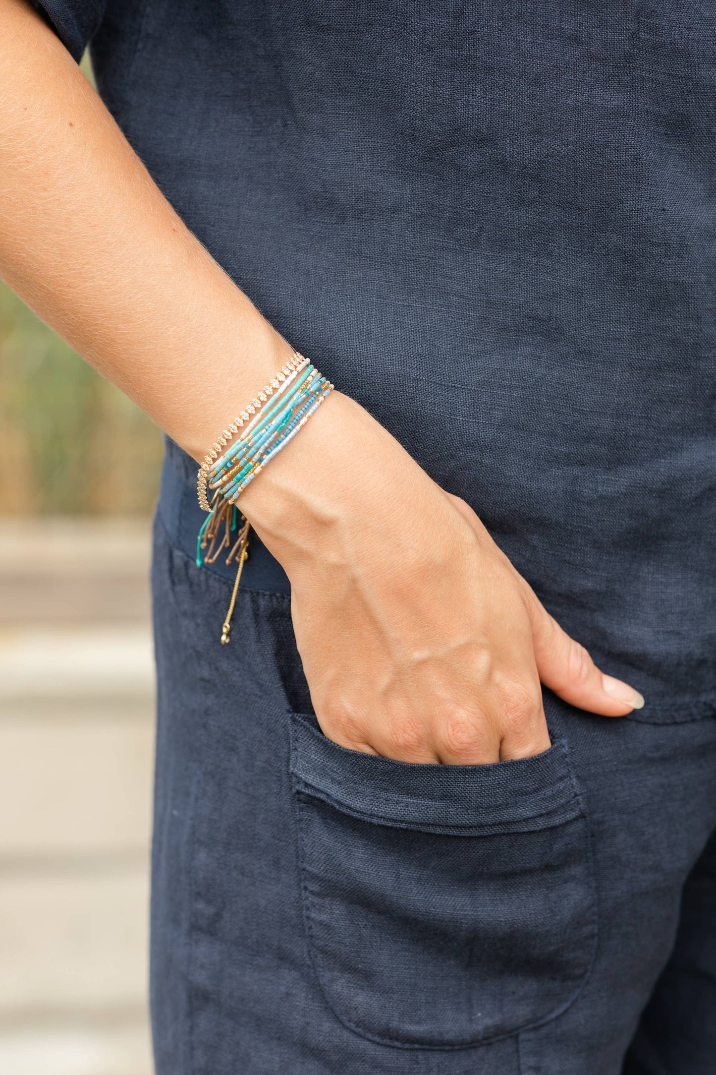 Beaded Adjustable Bracelet