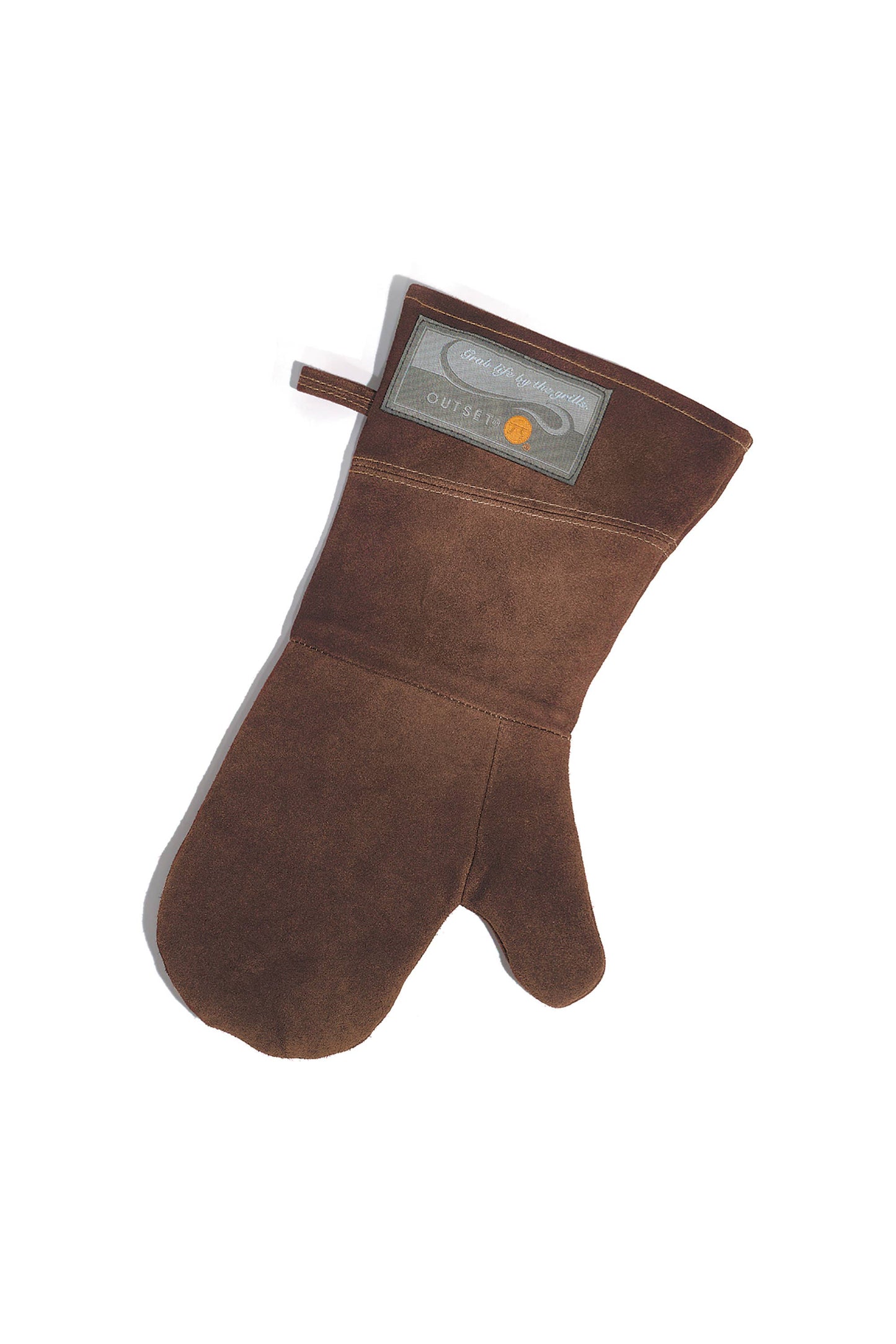 Brown Leather Grill Mitt