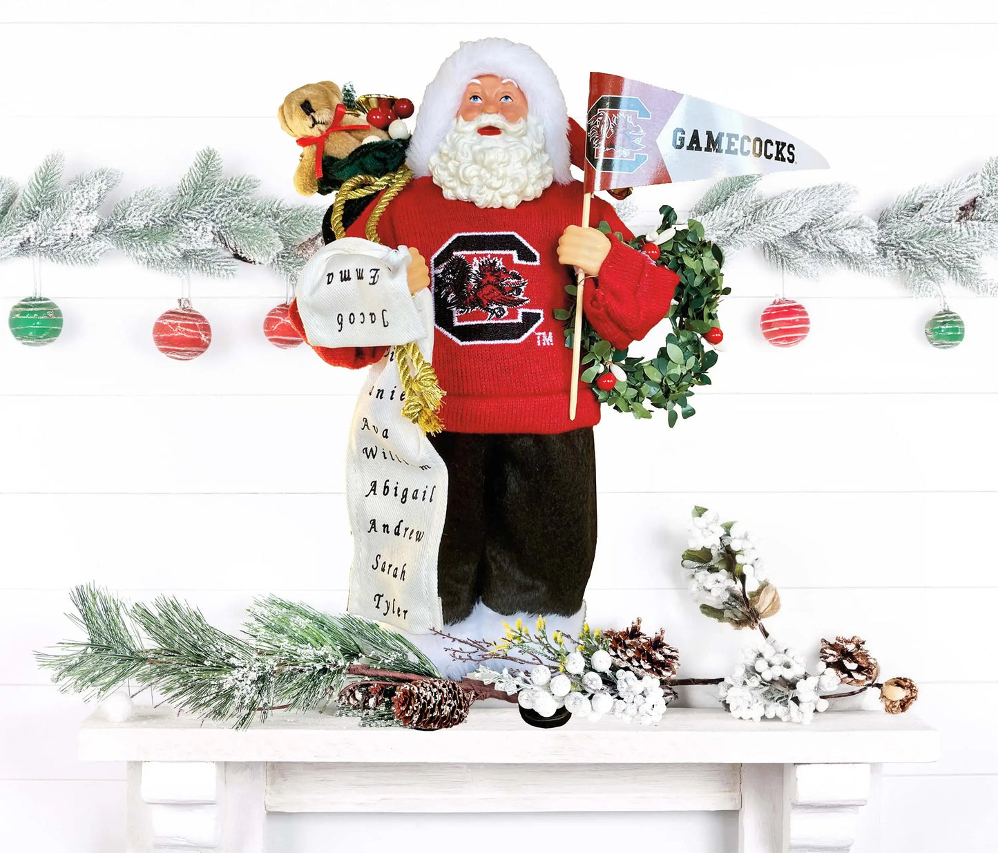 12" South Carolina Proud Santa