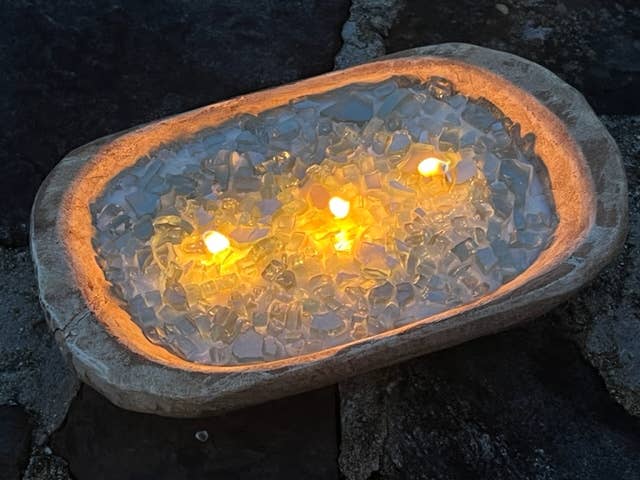 "FIRE BOWL" Dough Bowl Soy Candle