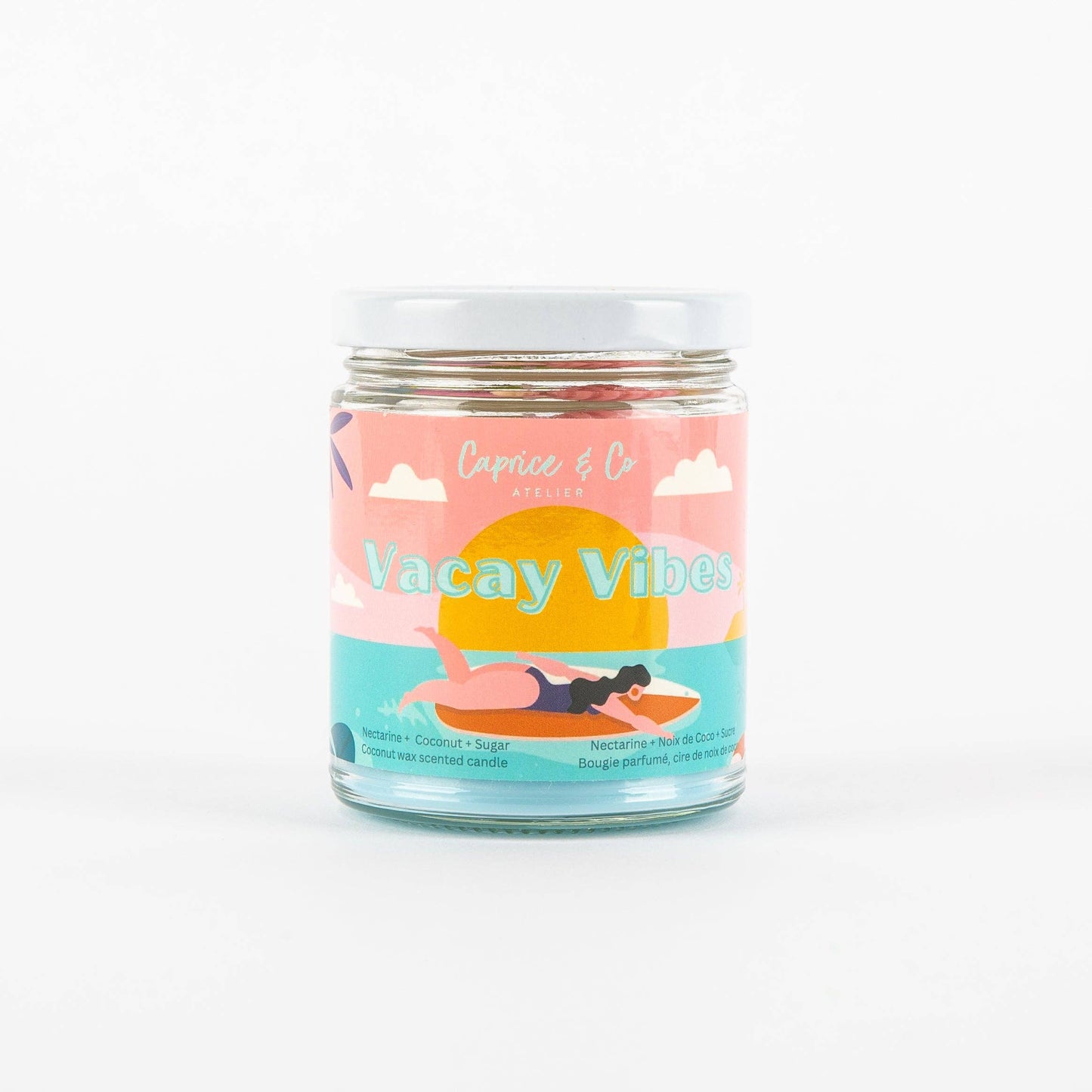 Vacay Vibe Candle - Nectarine + Coconut + Sugar