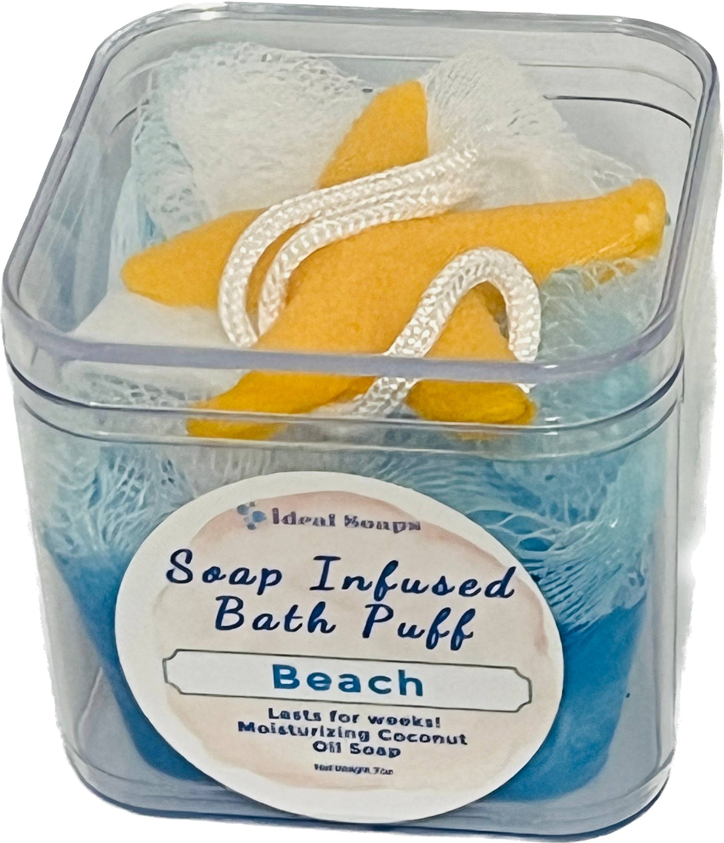 Soap Infused Bath Puff - Beach