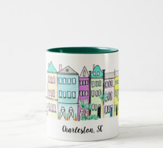 Rainbow Row Mug