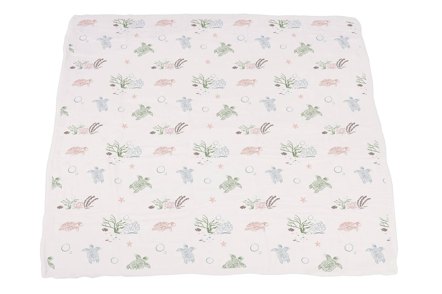 Turtles and Water Lily Newcastle Blanket