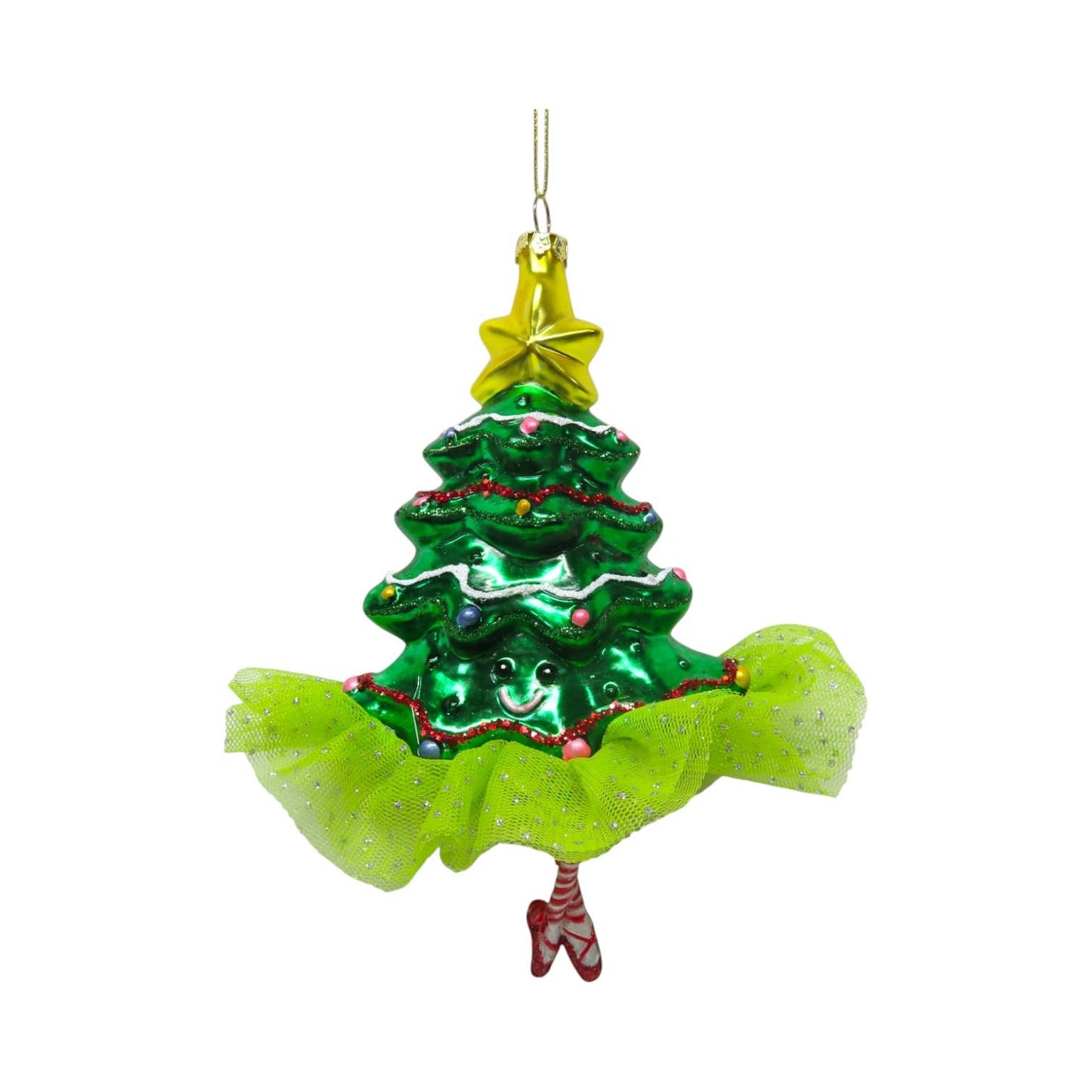 7in Tree with Legs Ornament