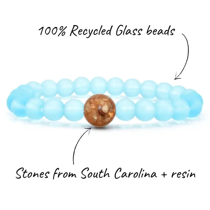 Wear A Real Piece of South Carolina - Turquoise Bay Bracelet