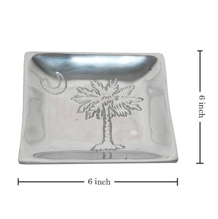 6" Palm Tree & Moon Plate