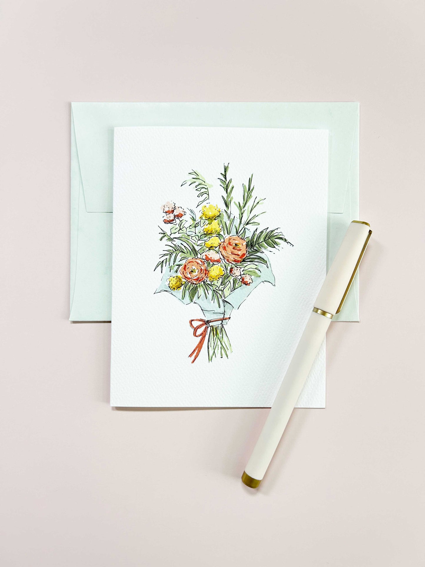 Greeting Card - The Flower Bouquet