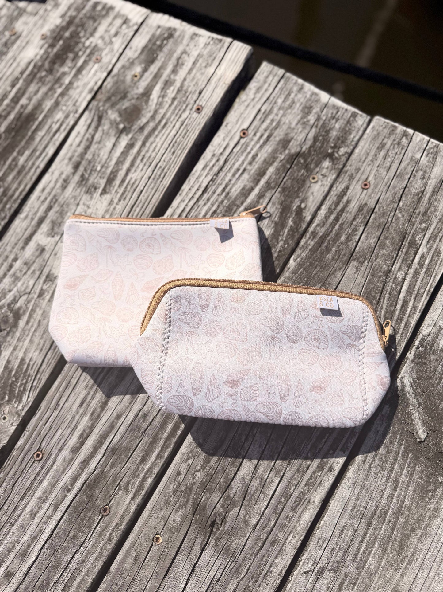 Ivory Tides Pouches
