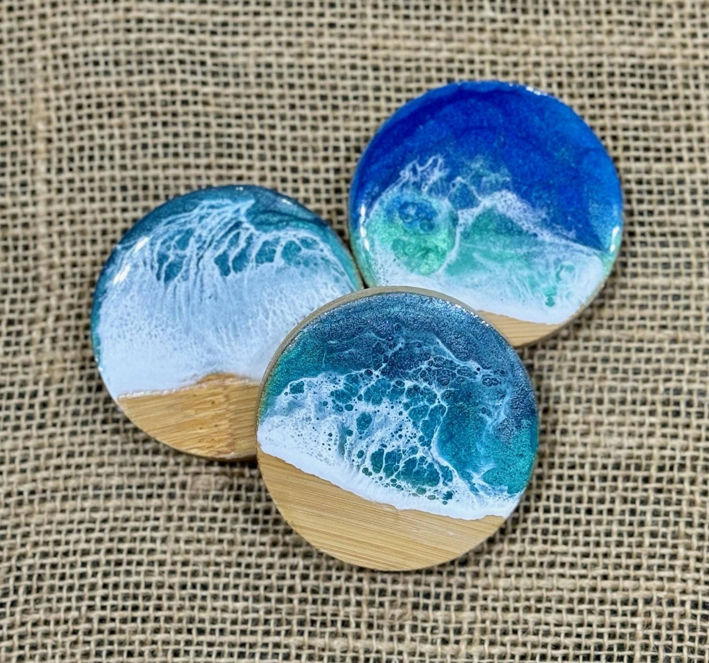 Bottle Opener in Ocean Resin