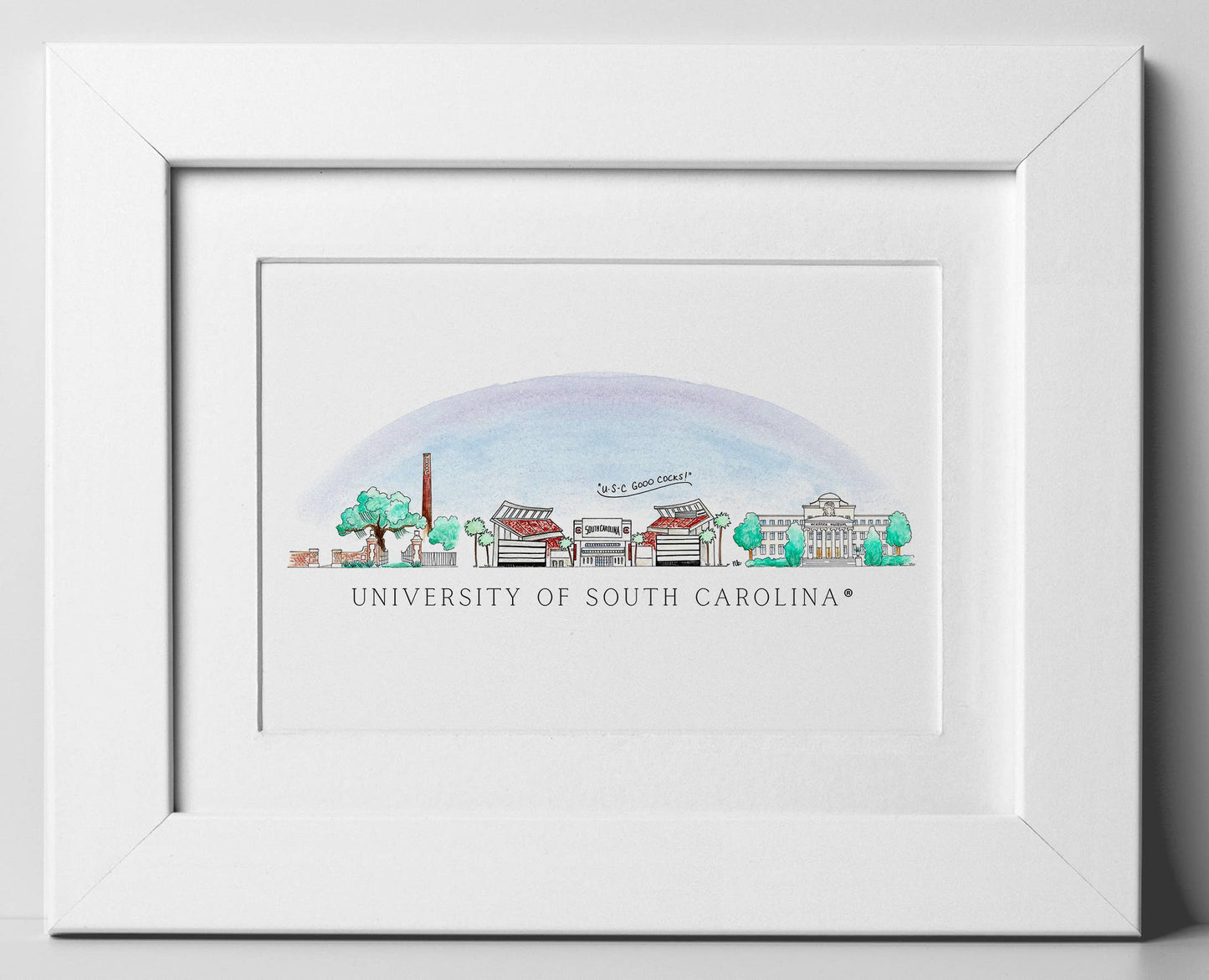 South Carolina Skyline 8x10 Prints
