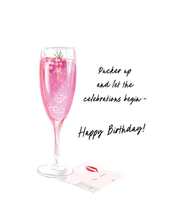 PUCKER UP - Note Card
