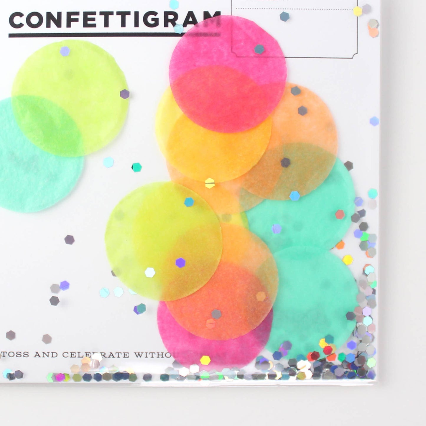 Confettigram Card - Disco - Birthday / Everyday