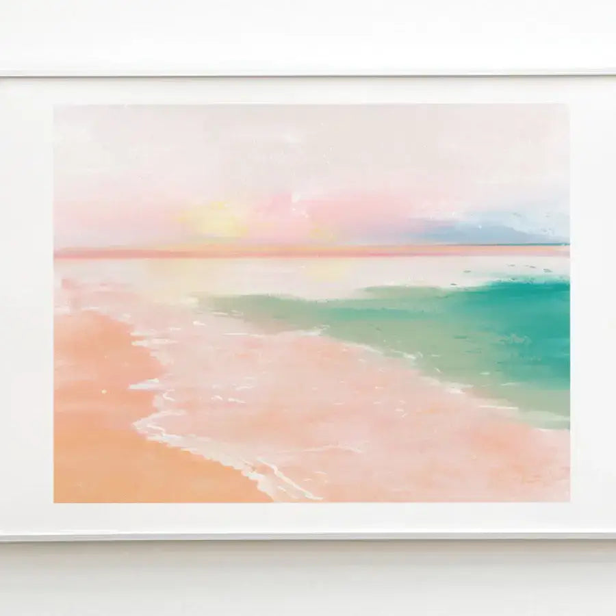 The 6.5-mile beach inlet near Palm Boulevard on Sullivan’s Island is the perfect spot for a morning run or to simply watch the sunrise with a cup of coffee. Printed on fade resistant 19pt Savoy Cotton archival paper with archival-quality inks (frame not included) 11x14