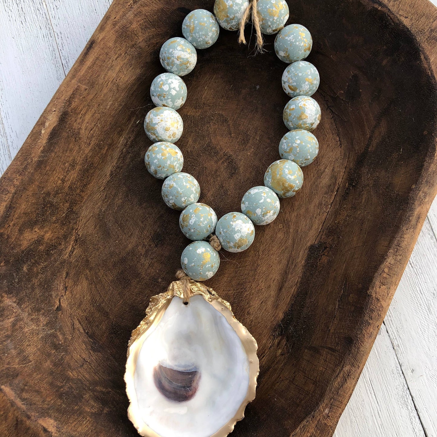 Blessing Beads With Natural Oyster