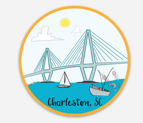 Charleston Harbor Sticker