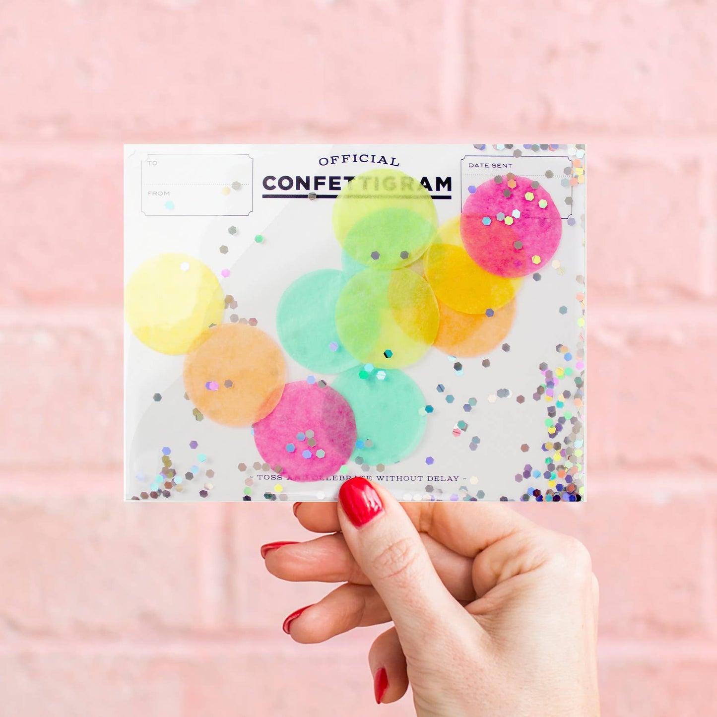Confettigram Card - Disco - Birthday / Everyday