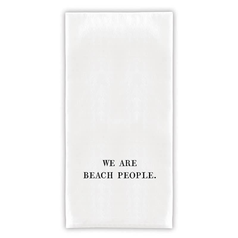 We Are Beach People Tea Towel