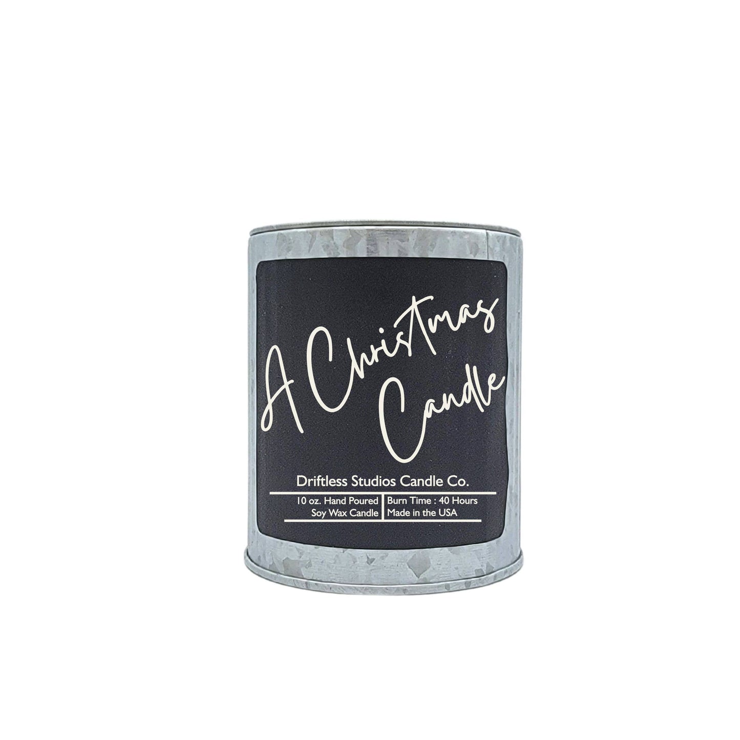 Locally Made in Charleston, SC 'A Christmas Candle' soy wax candle available for purchase at The Southern Welcome.