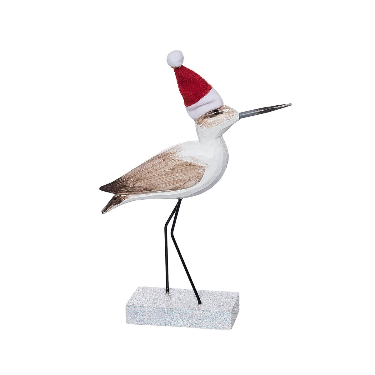 Christmas Godwit Bird Decorative Figurine