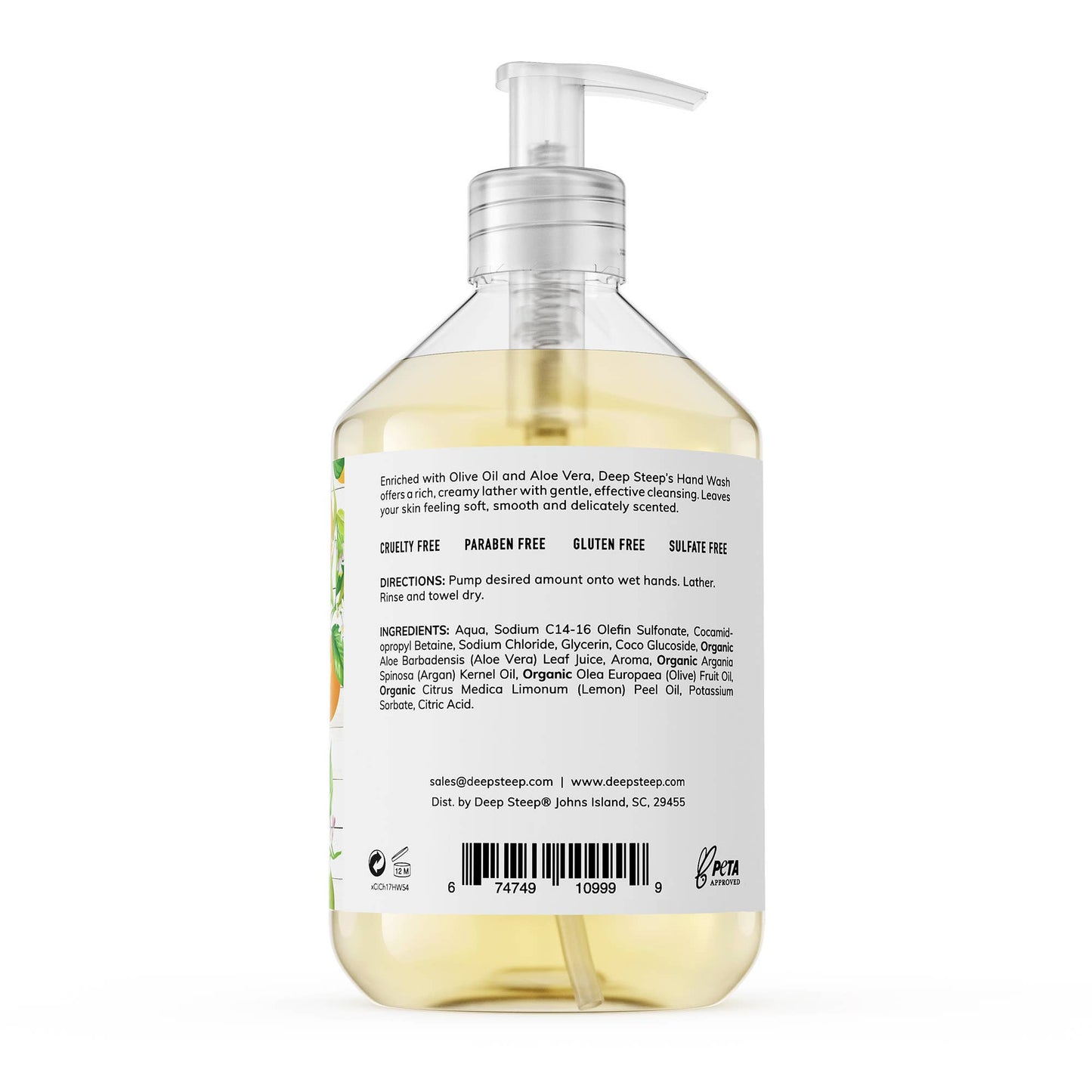 Argan Oil Liquid Hand Wash - Citrus Champagne 17.6oz