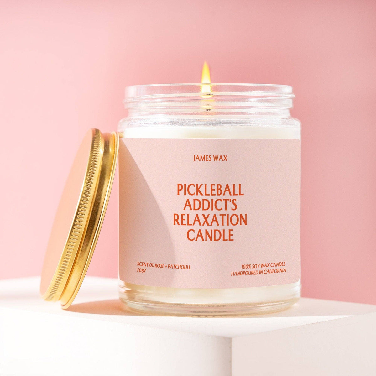 Pickleball Gift Pickleball Addict's Relaxation Candle F
