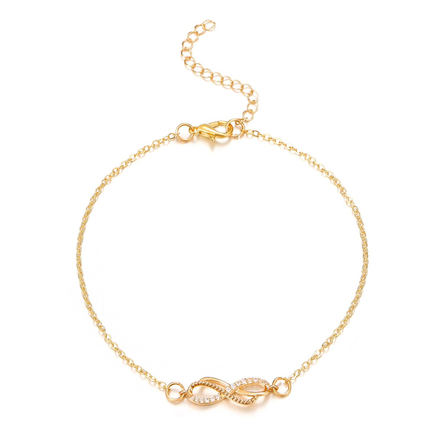 Diamond Infinity Anklet