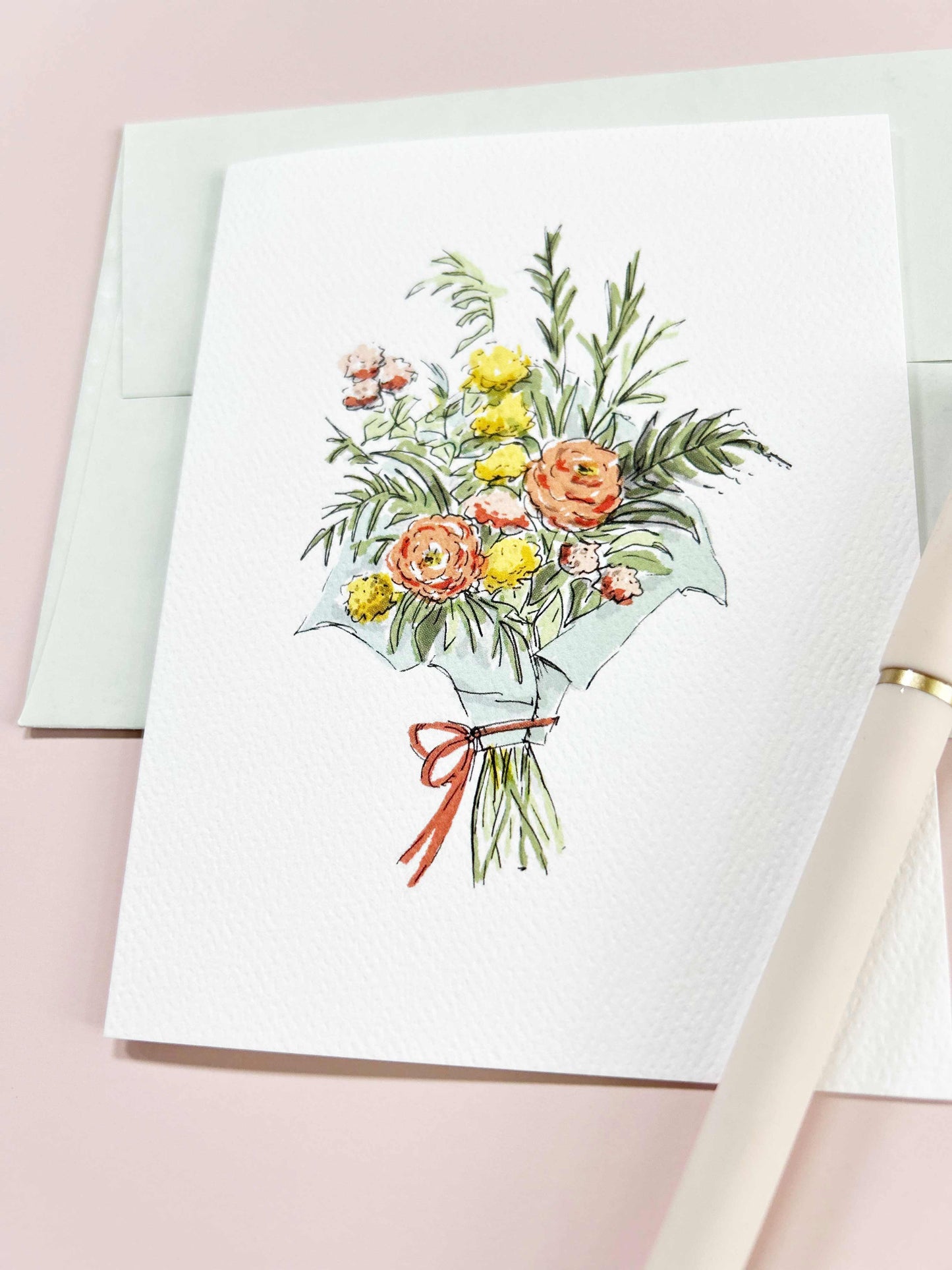 Greeting Card - The Flower Bouquet