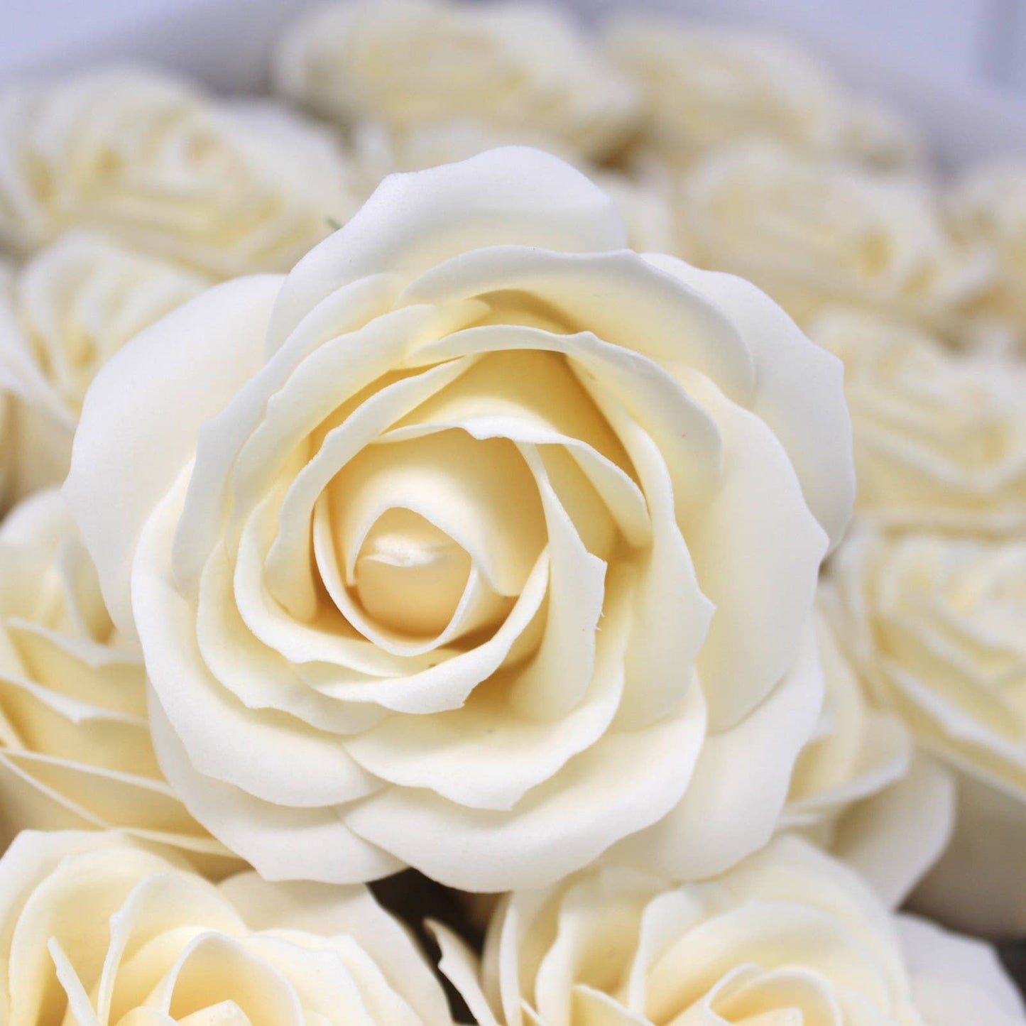 Single Soap Flowers -Ivory Rose