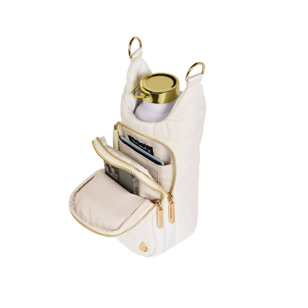 White HydroBag® with Tennis Embroidery