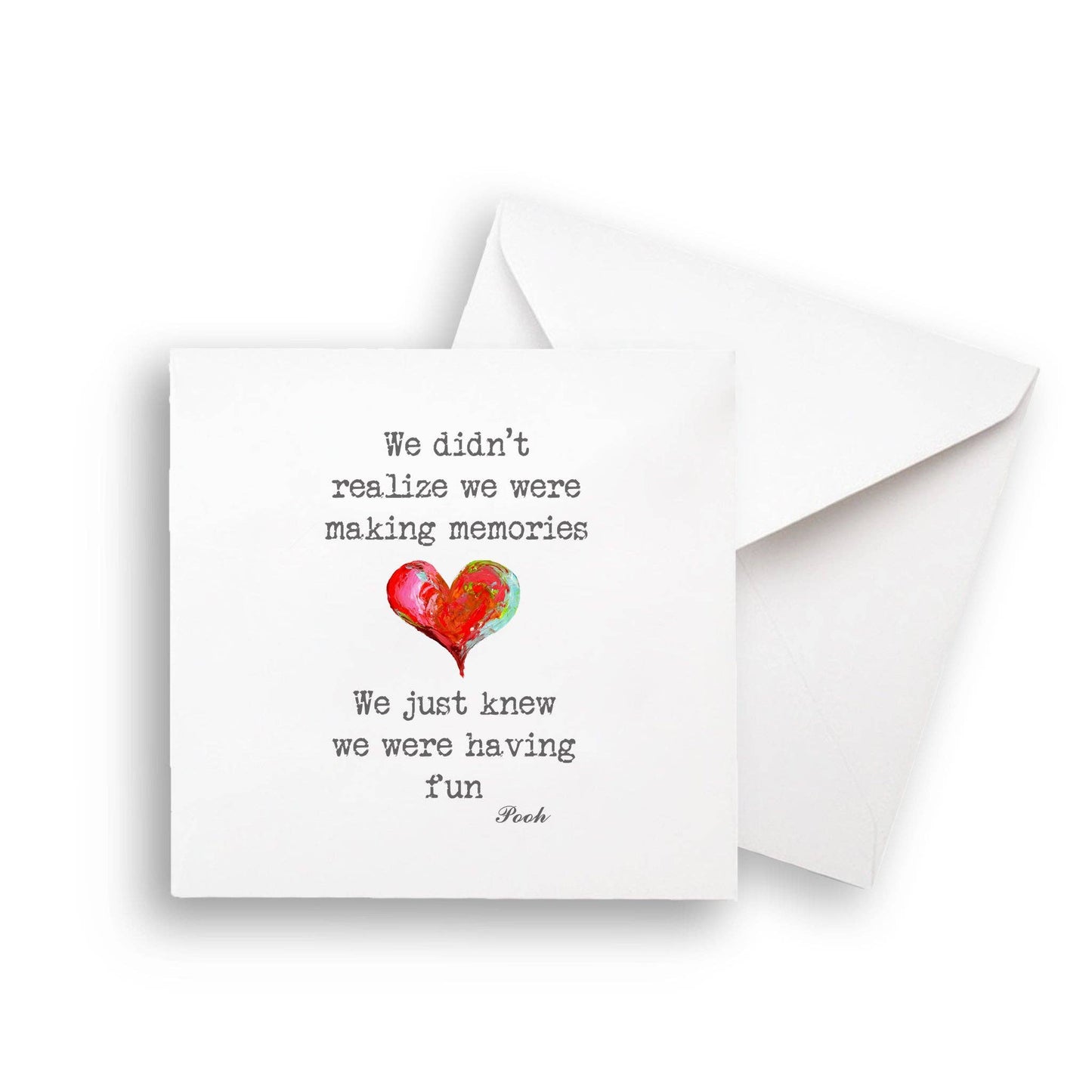 We Just Knew We Were Having Fun Notecard