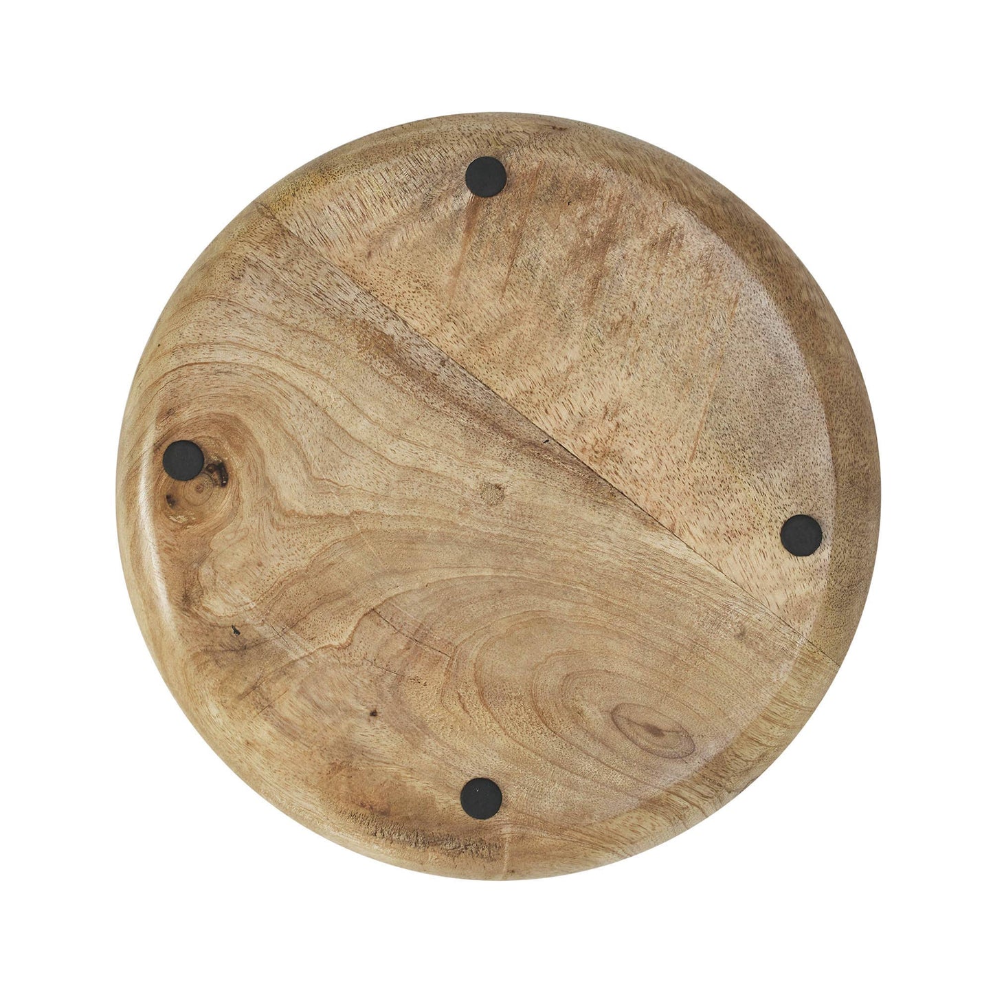 Bunny Hop Wooden Plate White