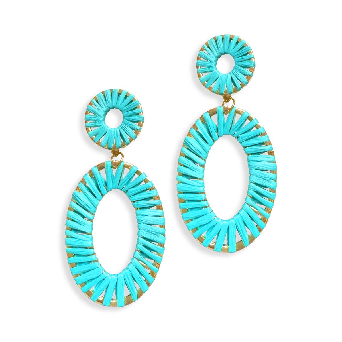 Aqua Summer Earrings