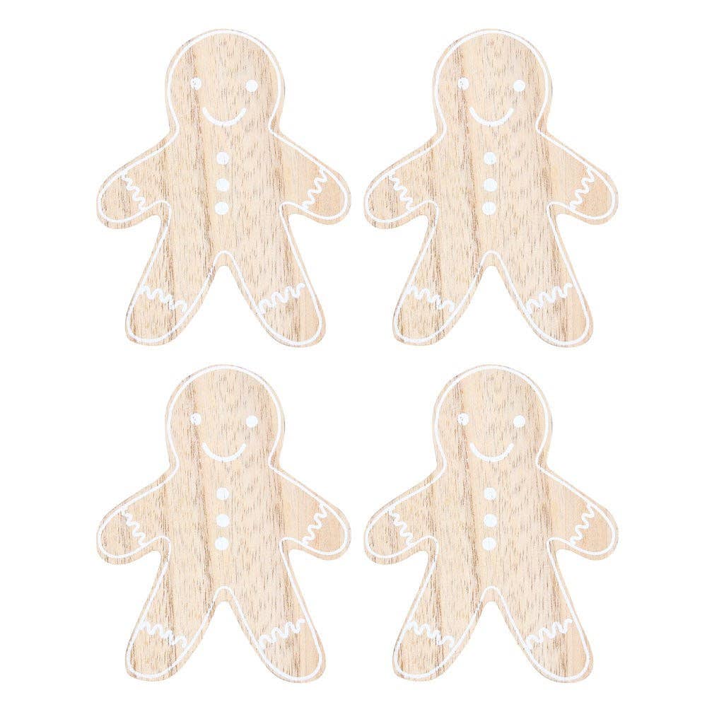 Christmas Gingerbread Man Coaster
