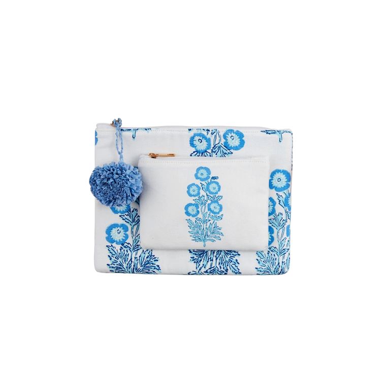 Block Print Blue Case Set