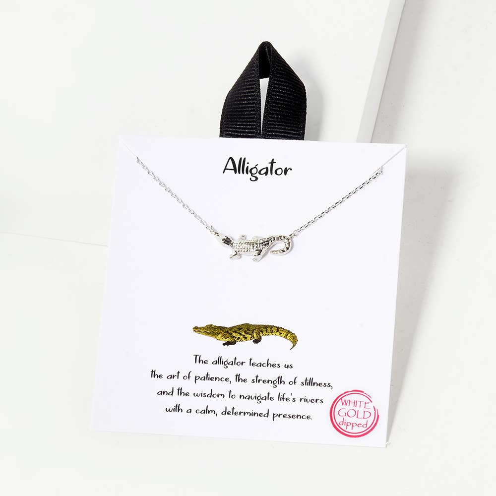 Alligator necklace