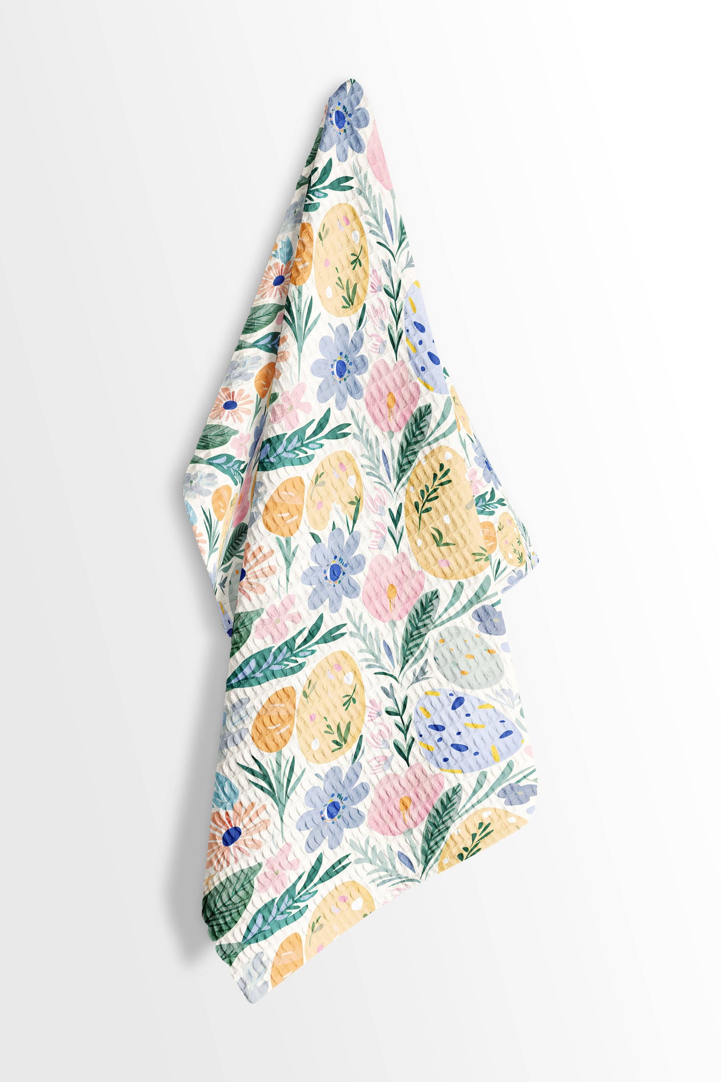 Easter Bunny Rabbit Spring Egg Kitchen Towel Waffle Baking