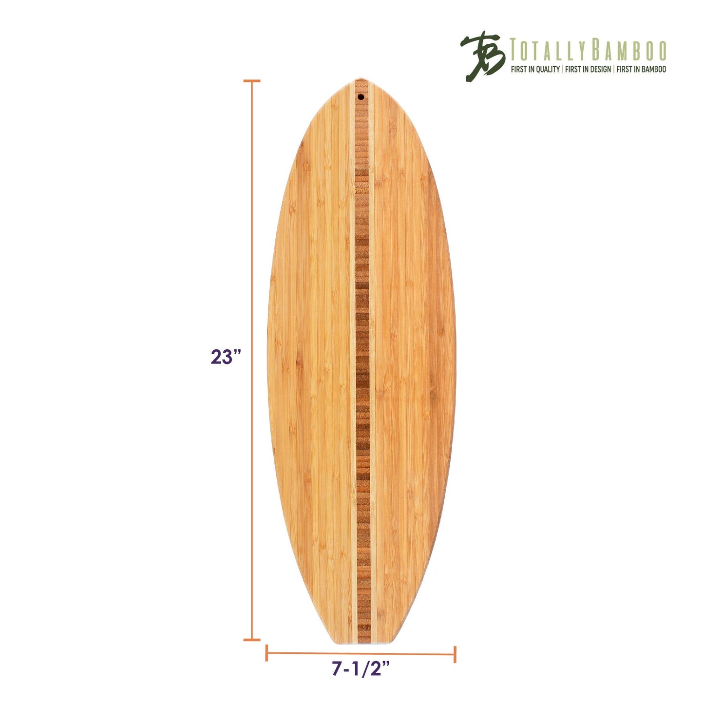 Surfboard Shaped Cutting Board & Charcuterie Serving Board
