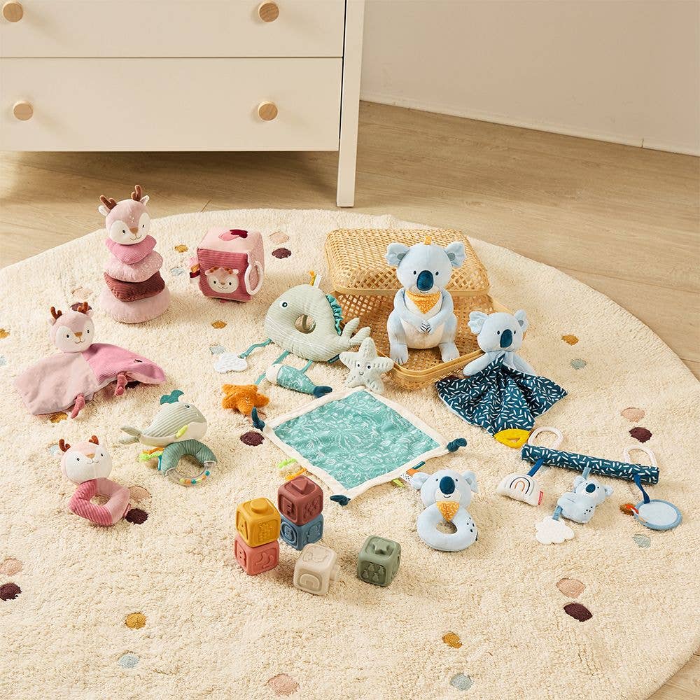 Baby Deer Collection: 2pc Gift Set - Rattle & Lovey