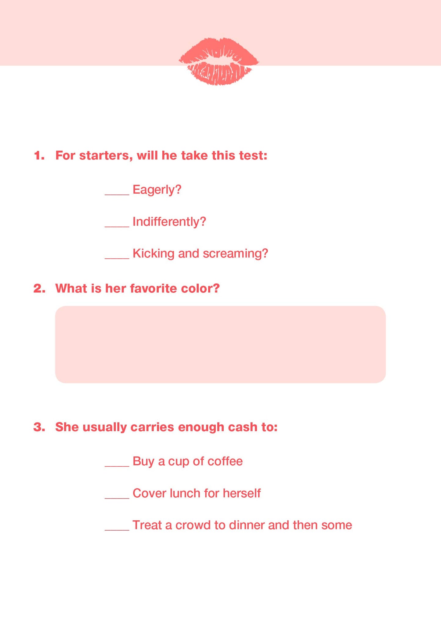 Do You Know Your Wife?