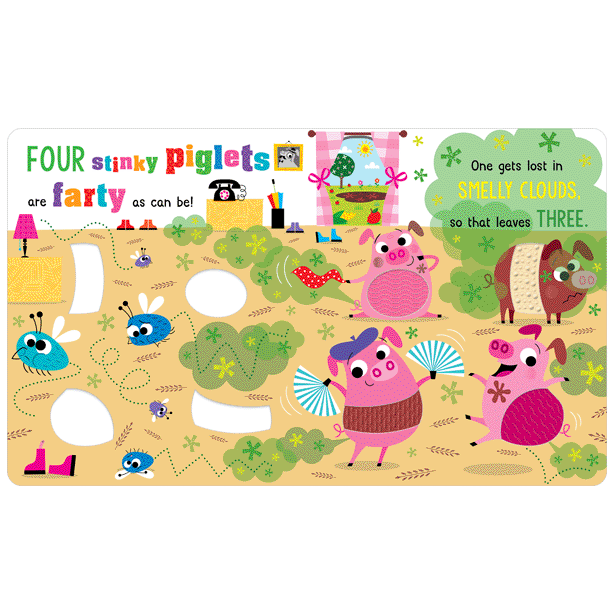Board Book Never Touch the Stinky Piglets