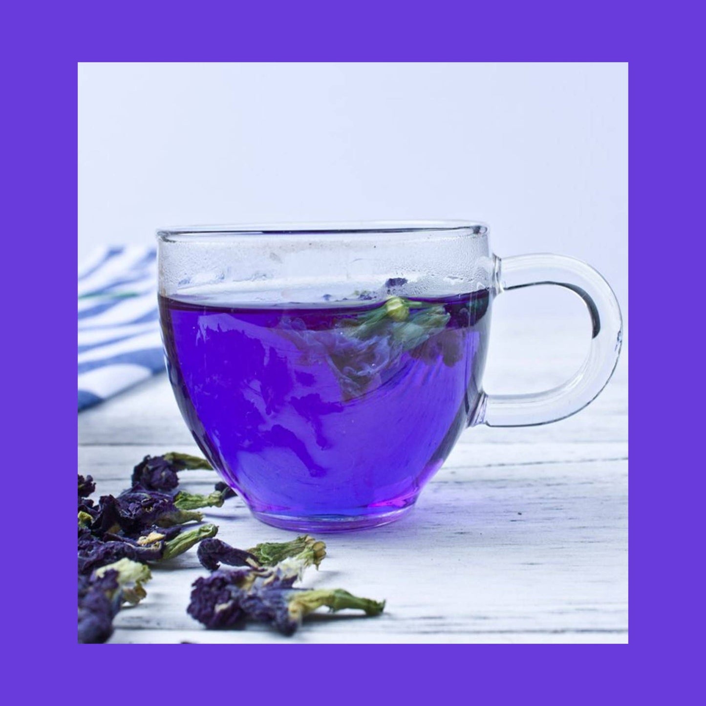 Blue Butterfly Pea Inclusions Flowers & Petals, 1 oz.