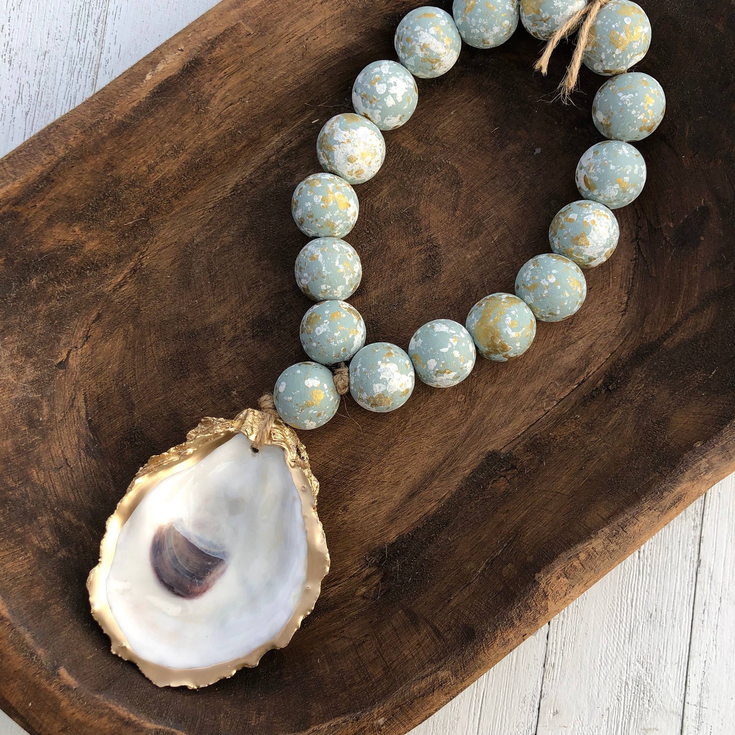 Blessing Beads With Natural Oyster