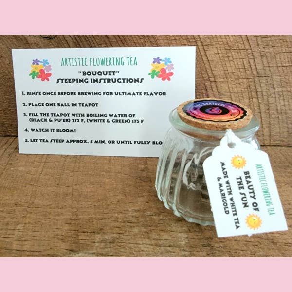 Blooming Flower Tea Balls - Love Birds Green Tea (3 Balls)