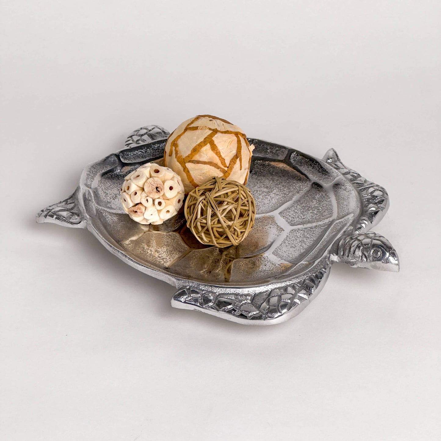Silver Coastal Turtle Tray