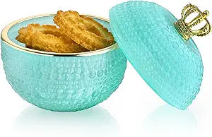 Blue Glass Dish