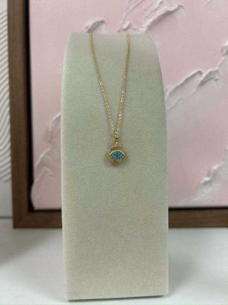 Obstinate Mother Aquamarine Necklace