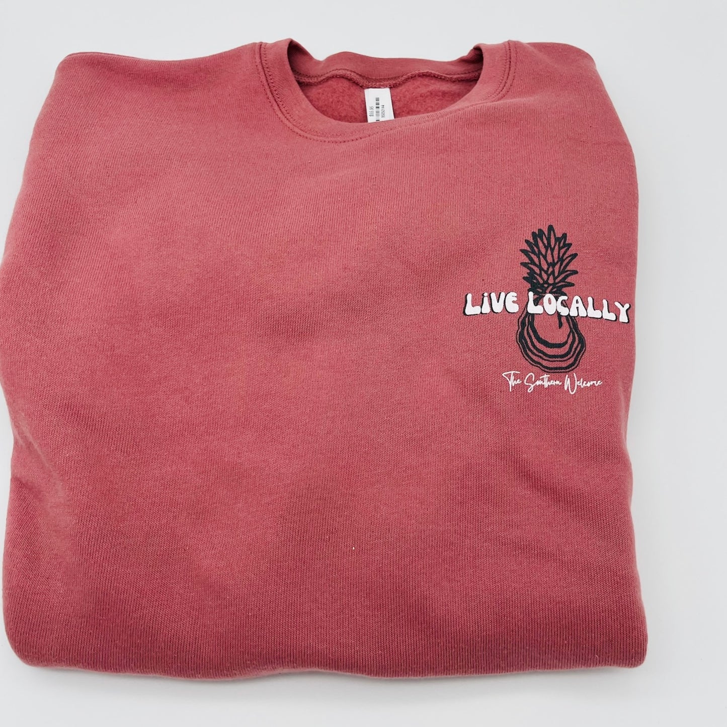 Live Locally Sweatshirt - Pink
