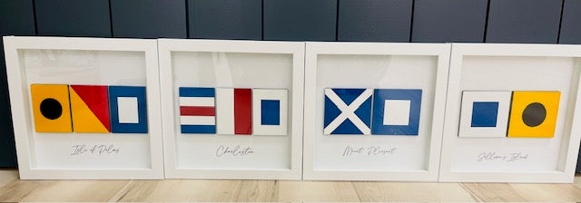 Nautical Alphabet Sign
