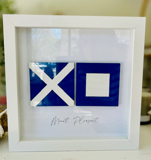 Nautical Alphabet Sign